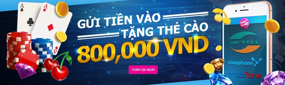 Happyluke tặng thẻ cào miễn phí 500,000 VND