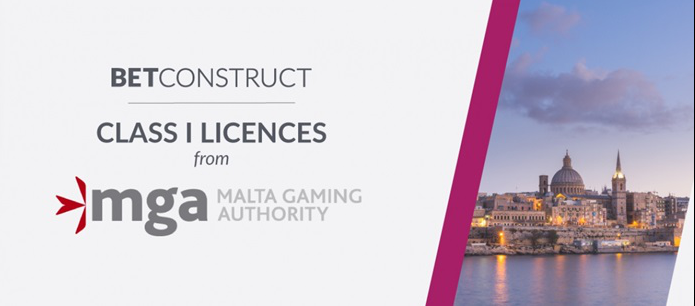 Cơ quan trò chơi Malta trao hai giấy phép Class I cho BetConstruct