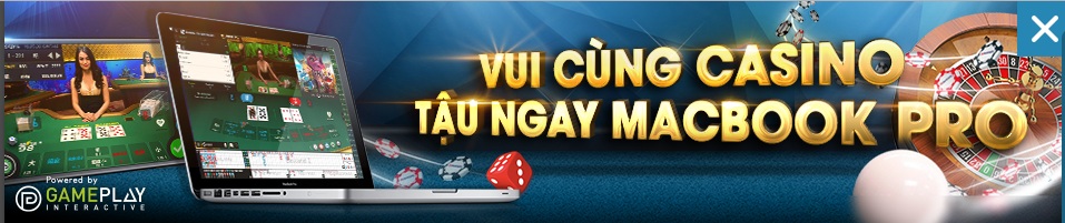 Khuyến mãi hấp dẫn trúng macbook pro khi chơi casino tại W88