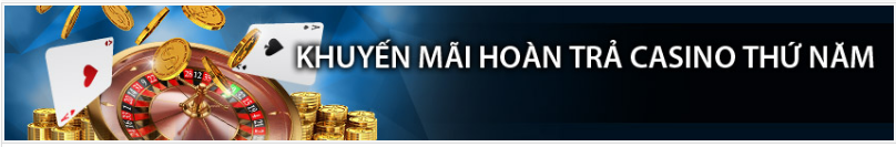 CMD368 thưởng khuyến mãi hoàn trả ngày thứ Năm hàng tuần