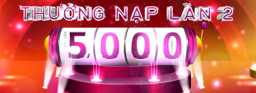 Letou thưởng nạp lần 2 lên tới 5,000,000 VND