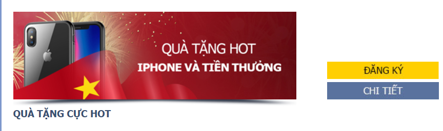 M88 tặng iPhone XS Max cho thành viên