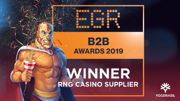 Yggdrasil gây xúc động mạnh mẽ với thành công tại EGR B2B Awards 2019